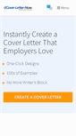 Mobile Screenshot of cover-letter-now.com